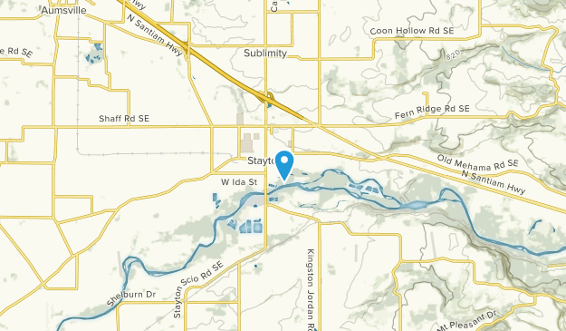 Stayton, Oregon Map