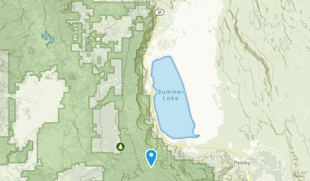 Summer Lake, Oregon Map