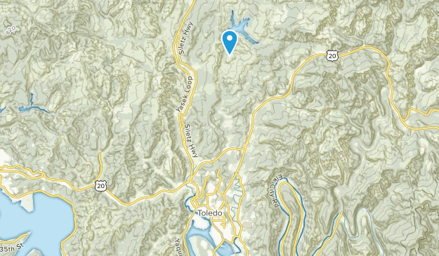 Toledo, Oregon Map