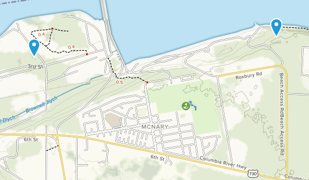 Umatilla, Oregon Map