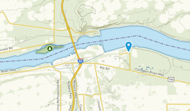 Umatilla, Oregon Map