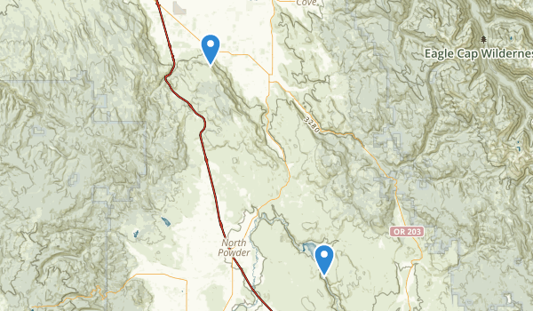 Union, Oregon Map