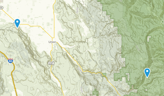 Union, Oregon Map
