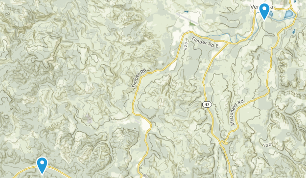 Vernonia, Oregon Map