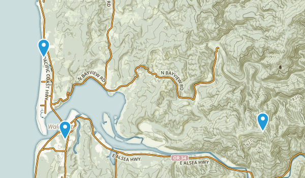 Waldport, Oregon Map