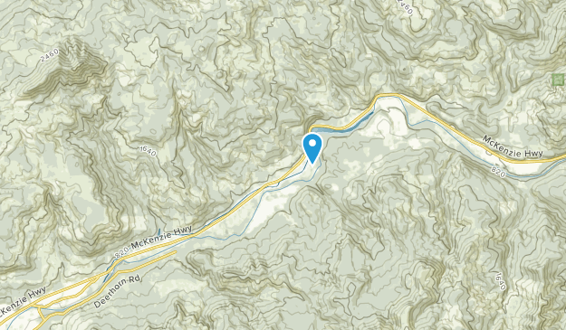 Walterville, Oregon Map