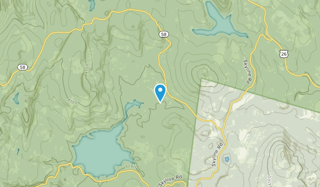 Wapanitia, Oregon Map
