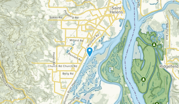 Warren, Oregon Map
