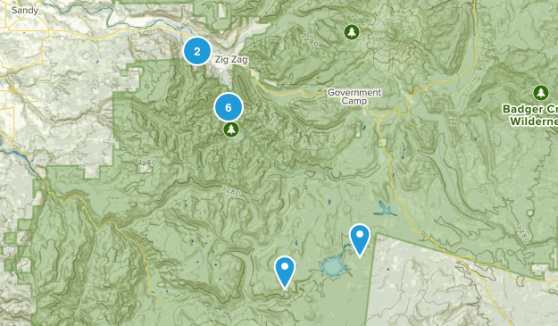 Welches, Oregon Map
