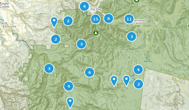 Welches, Oregon Map