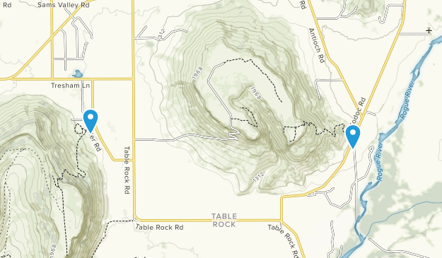 White City, Oregon Map