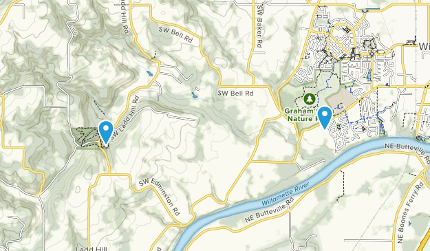 Wilsonville, Oregon Map