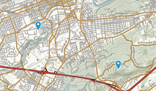Allentown, Pennsylvania Map