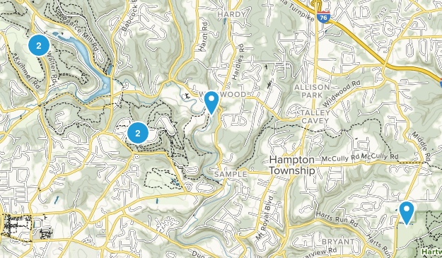 Allison Park, Pennsylvania Map