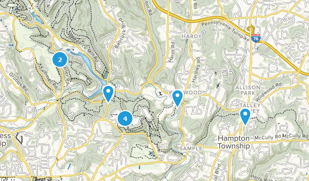 Allison Park, Pennsylvanie Map