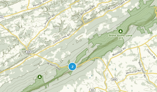 Andreas, Pennsylvanie Map