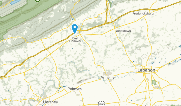 Municipio de Annville, Pensilvania Map
