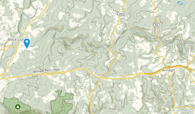 Armagh, Pennsylvanie Map