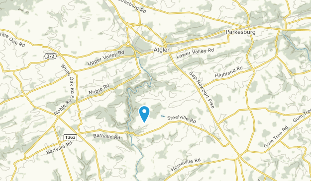 Atglen, Pennsylvania Map