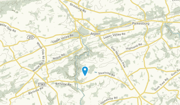 Atglen, Pennsylvanie Map