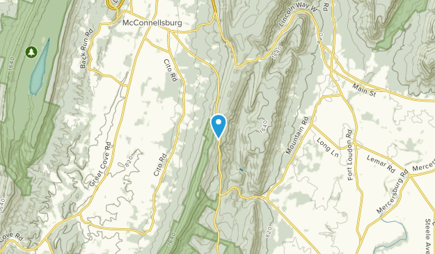 Bear Lick, Pennsylvania Map