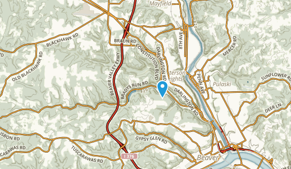 Beaver Falls, Pennsylvania Map