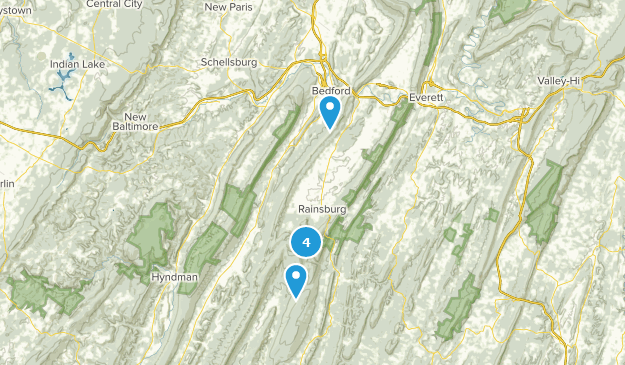 Bedford, Pennsylvania Map