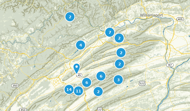 Beech Creek, Pennsylvanie Map
