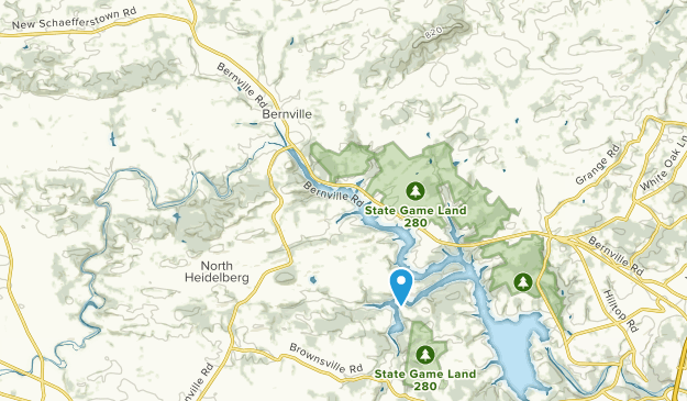 Bernville, Pennsylvanie Map