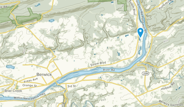 Berwick, Pennsylvania Map