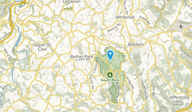 Bethel Park, Pennsylvania Map