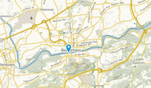 Bethlehem, Pennsylvania Map