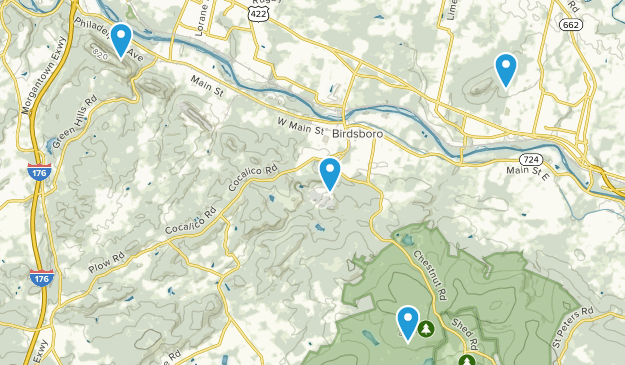 Birdsboro, Pennsylvania Map