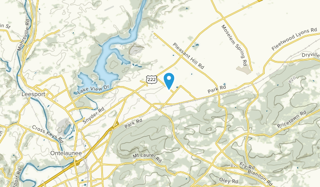 Blandon, Pensilvania Map
