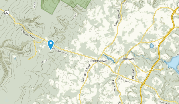 Boswell, Pennsylvania Map