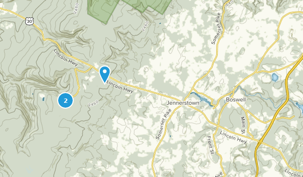 Boswell, Pennsylvanie Map