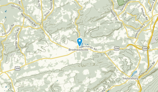 Brodheadsville, Pennsylvania Map