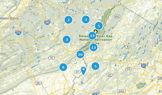 Bushkill, Pennsylvania Map