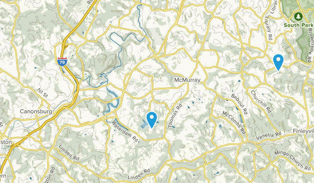 Canonsburg, Pennsylvania Map