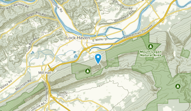 Castanea, Pennsylvania Map