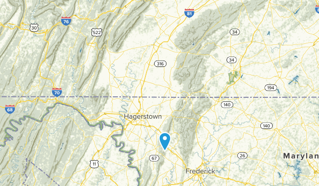 Chambersburg, Pennsylvania Map
