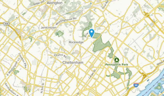 Cheltenham, Pennsylvania Map