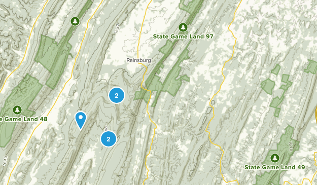 Clearville, Pennsylvania Map
