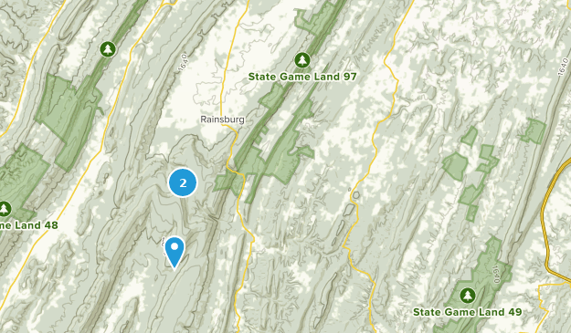 Clearville, Pennsylvanie Map