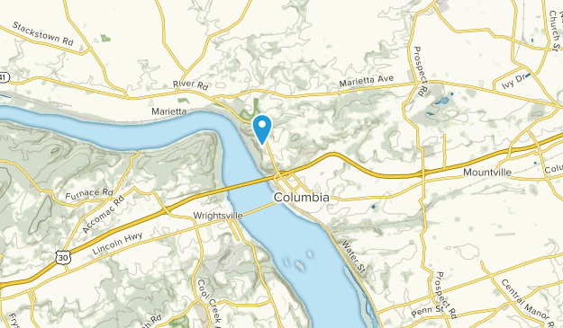 Columbia, Pennsylvania Map