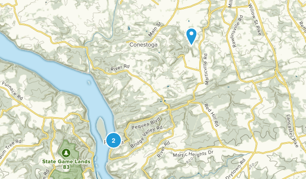 Conestoga, Pennsylvania Map