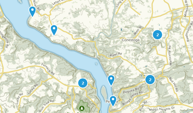 Conestoga, Pennsylvanie Map