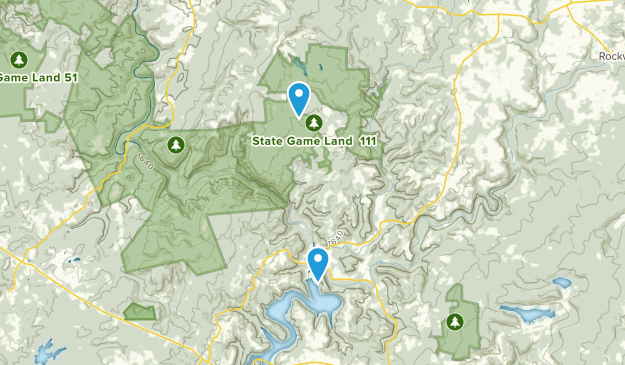 Confluence, Pennsylvania Map