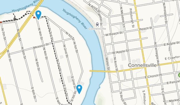 Connellsville, Pennsylvania Map