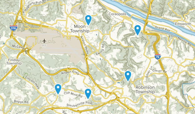 Coraopolis, Pennsylvania Map